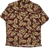 Tasso Elba Floral Hawaiian Shirt - Large Multicoloured Silk Blend