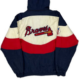 Braves Apex One Mlb Windbreaker - Medium Cream Nylon