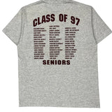 Class Of 97 Russell Athletic Single Stitch T-Shirt - Large Gray Polyester Blend