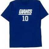 Giants Reebok Nfl T-Shirt - Small Blue Cotton