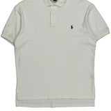 Polo By Ralph Lauren Polo Shirt - Small White Cotton