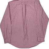 Polo By Ralph Lauren Striped Shirt - Large Pink Cotton
