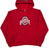 Ohio State Nike College Hoodie - 2XL Red Cotton