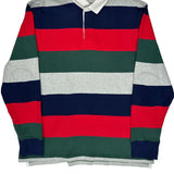 J Crew Striped Rugby Shirt - XL Multicoloured Cotton