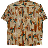 Toes On The Nose Floral Hawaiian Shirt - XL Multicoloured Cotton