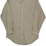 Ralph Lauren Striped Shirt - Medium Beige Cotton