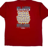 St. Louis Cardinals Majestic Graphic T-Shirt - XL Red Cotton
