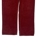Tommy Hilfiger Cord Trousers - 35″ Waist Red Cotton