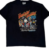 Harley Davidson Speed Limit Single Stitch T-Shirt - XL Black Cotton