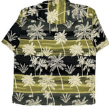 Tommy Bahama Graphic Hawaiian Shirt - XL Black Silk