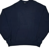 Unbranded Blank Sweatshirt - XL Navy Cotton