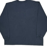 Carhartt Long Sleeve T-Shirt - 2XL Navy Cotton