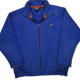 Made In USA Polartec Regulator Patagonia Fleece Jacket - Large Blue Polyester