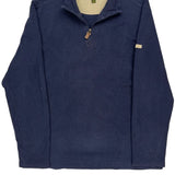 Timberland 1/4 Zip - Large Blue Cotton