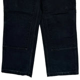 Carhartt Double Knee Carpenter Pants - 30W 27L Black Cotton