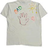 80S Bainbridge Island Softbal Sledman Graphic T-Shirt - Large White Cotton