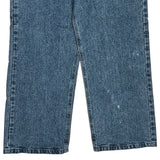 Lee Pipes Carpenter Jeans - 32W 28L Blue Denim