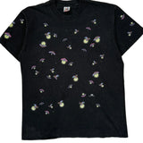 Fireflies Fruit Of The Loom Graphic Aop T-Shirt - Large Black Cotton