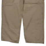 Carhartt Carpenter Trousers - 34W 30L Khaki Cotton