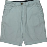 Tommy Hilfiger Chino Shorts - 34W 9L Blue Cotton