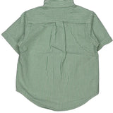 Age 1.5 Ralph Lauren Striped Short Sleeve Shirt - 2XS Green Cotton