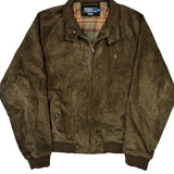 Polo By Ralph Lauren Suede Jacket - Large Brown Leather