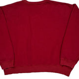 Russell Athletic Sweatshirt - XL Red Cotton Blend
