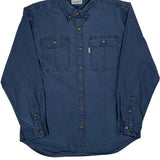 Carhartt Denim Shirt - Large Blue Cotton