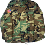 Cold Weather U.S. Army Camo Field Jacket - Large Camo Cotton Blend