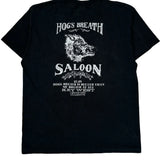 Hogs Breath Saloon Fruit Of The Loom Single Stitch T-Shirt - XL Black Cotton