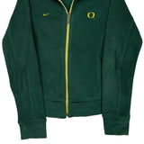 Oregon Ducks Nike Fleece Jacket - Small Green Polyester