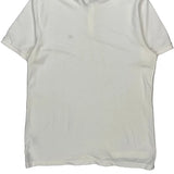 Tommy Hilfiger Polo Shirt - Large White Cotton