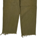 Silver Tag Levis Cropped Loose Jeans - 34W 26L Green Cotton