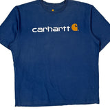 Carhartt T-Shirt - XL Blue Cotton