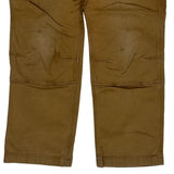 Carhartt Double Knee Carpenter Trousers - 32W 30L Brown Cotton