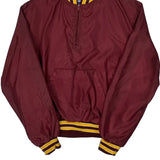 Holloway Varsity Jacket - XL Burgundy Polyester
