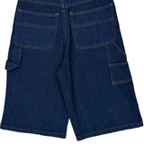 0303 Denim Shorts - 28W US 4 Blue Cotton