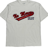 Women'S Softball Hanes Graphic T-Shirt - XL White Cotton