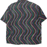 Kings Road Striped Short Sleeve Shirt - 2XL Multicoloured Polyester