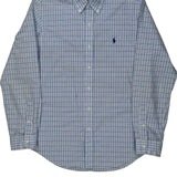 Ralph Lauren Checked Shirt - Medium Blue Cotton