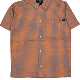 Age 6 Polo By Ralph Lauren Checked Short Sleeve Shirt - XS Orange Cotton