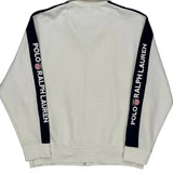 Polo By Ralph Lauren Track Jacket - XL White Cotton