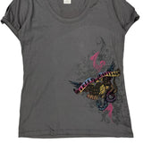 Iron Valley Harley Davidson Graphic T-Shirt - Large Gray Cotton