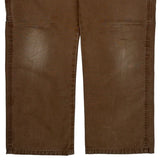 Dickies Carpenter Pants - 32W 26L Brown Cotton