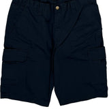 Unbranded Cargo Shorts - 34W 10L Navy Cotton