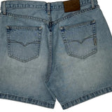 Guess Denim Shorts - 32W UK 12 Light Wash Cotton