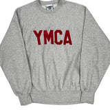 Ymca Lee College Sweatshirt - XL Grey Cotton