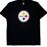 Steelers Reebok Nfl T-Shirt - XL Black Cotton