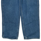 Original Fit Carhartt Double Knee Carpenter Pants - 34W 32L Blue Cotton