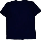 Reebok Single Stitch T-Shirt - Large Navy Cotton